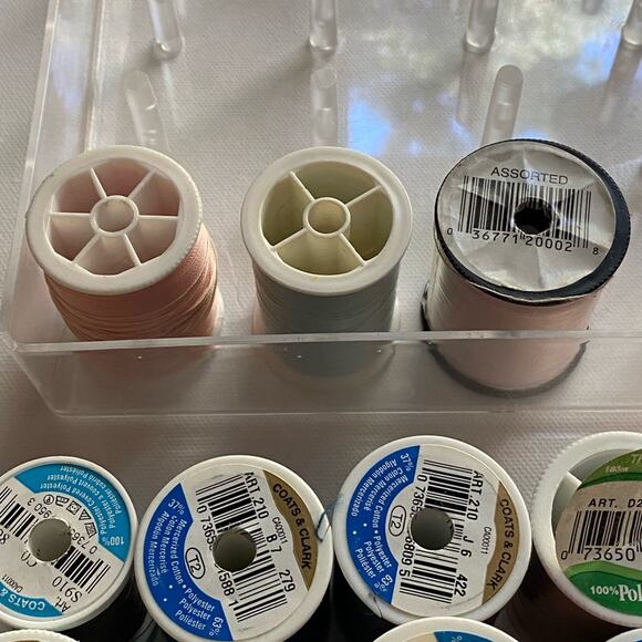 Trusew All Purpose Sewing Threads Spools Polyester Set Box Multicolor - Picture 5 of 6